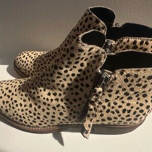 Leopard Print Ankle Boots Dolce Vita